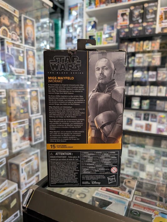 Star Wars The Black Series Migs Mayfield Morak #15 The Mandalorian 6" Hasbro FRENLY BRICKS - Open 7 Days