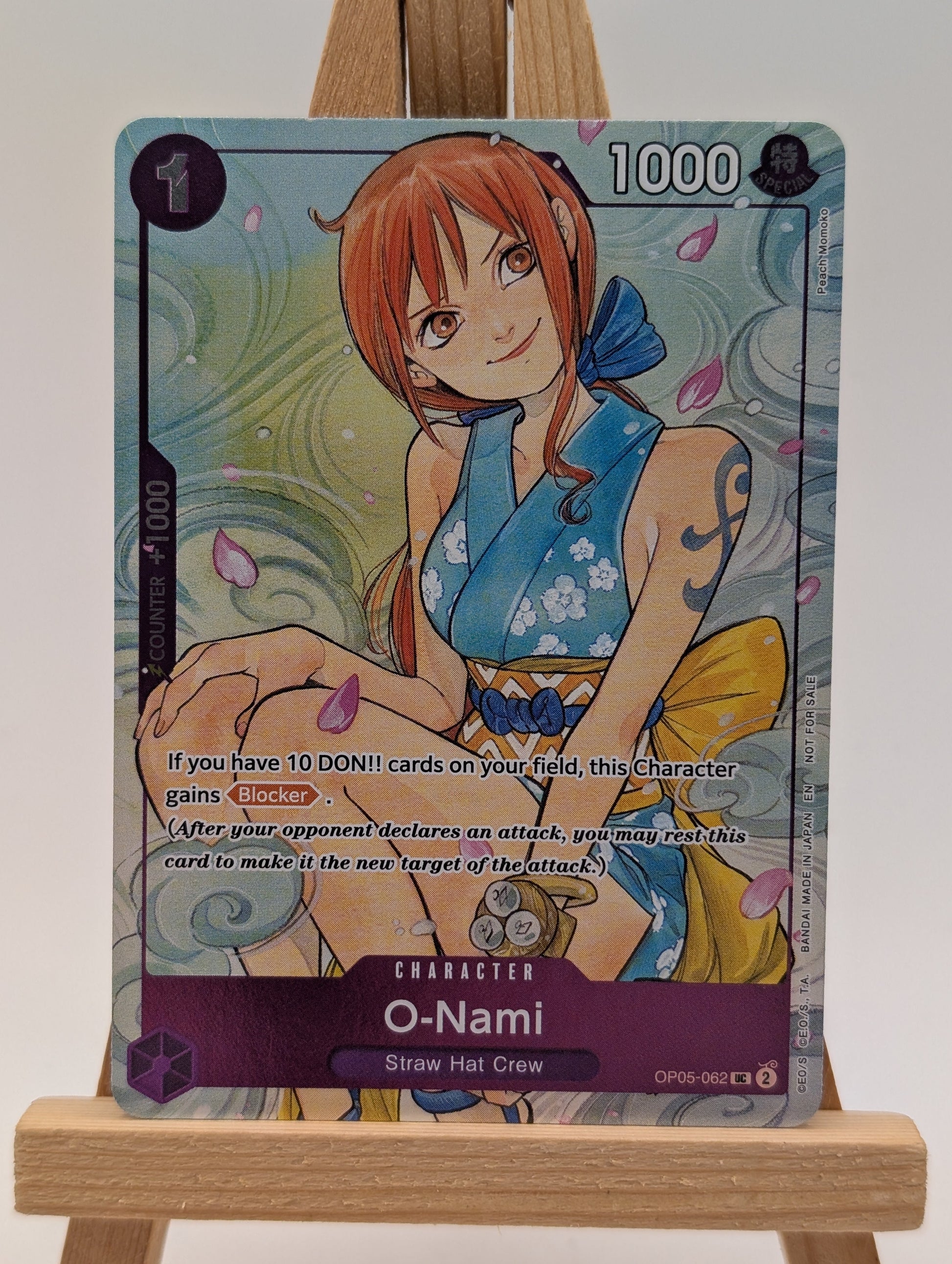 One Piece TCG: OP05-062 O-Nami (Illustration Box Vol.1 Promo) FRENLY BRICKS - Open 7 Days