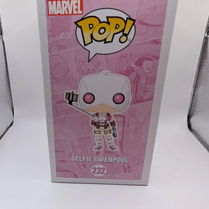 Funko Pop Vinyl Marvel Selfie Gwenpool Bobble Head 232 2017 Summer Convention FRENLY BRICKS - Open 7 Days