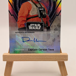 2022 Star Wars Signature Series Paul Sun-Hyung Lee Captain Carson Teva Auto FRENLY BRICKS - Open 7 Days