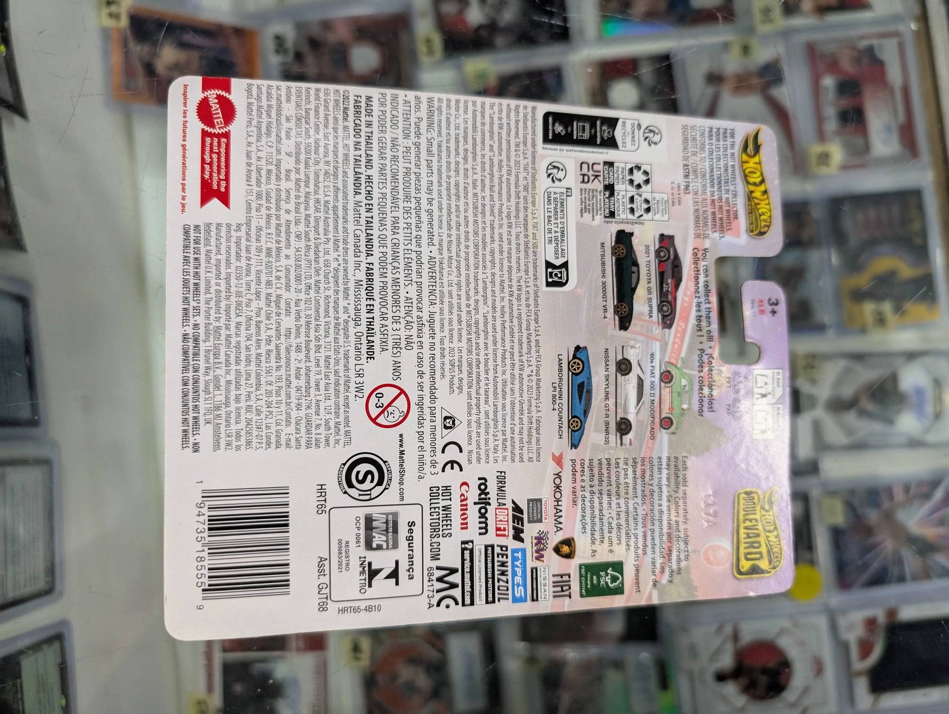 Hot Wheels Premium '60s Fiat 500 D Modificado #97 Boulevard FRENLY BRICKS - Open 7 Days