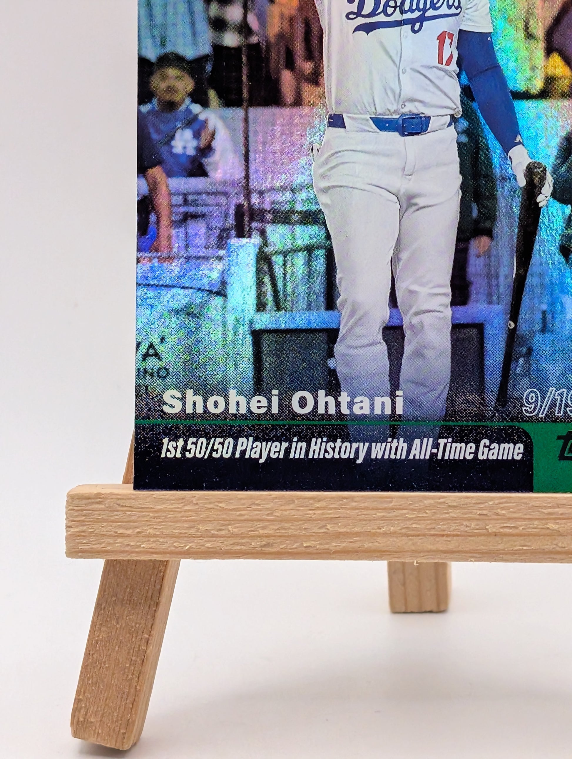 2025 Topps Series 1 Greatest Hits Shohei Ohtani #GH25 50/50 Green Foil /99 MVP