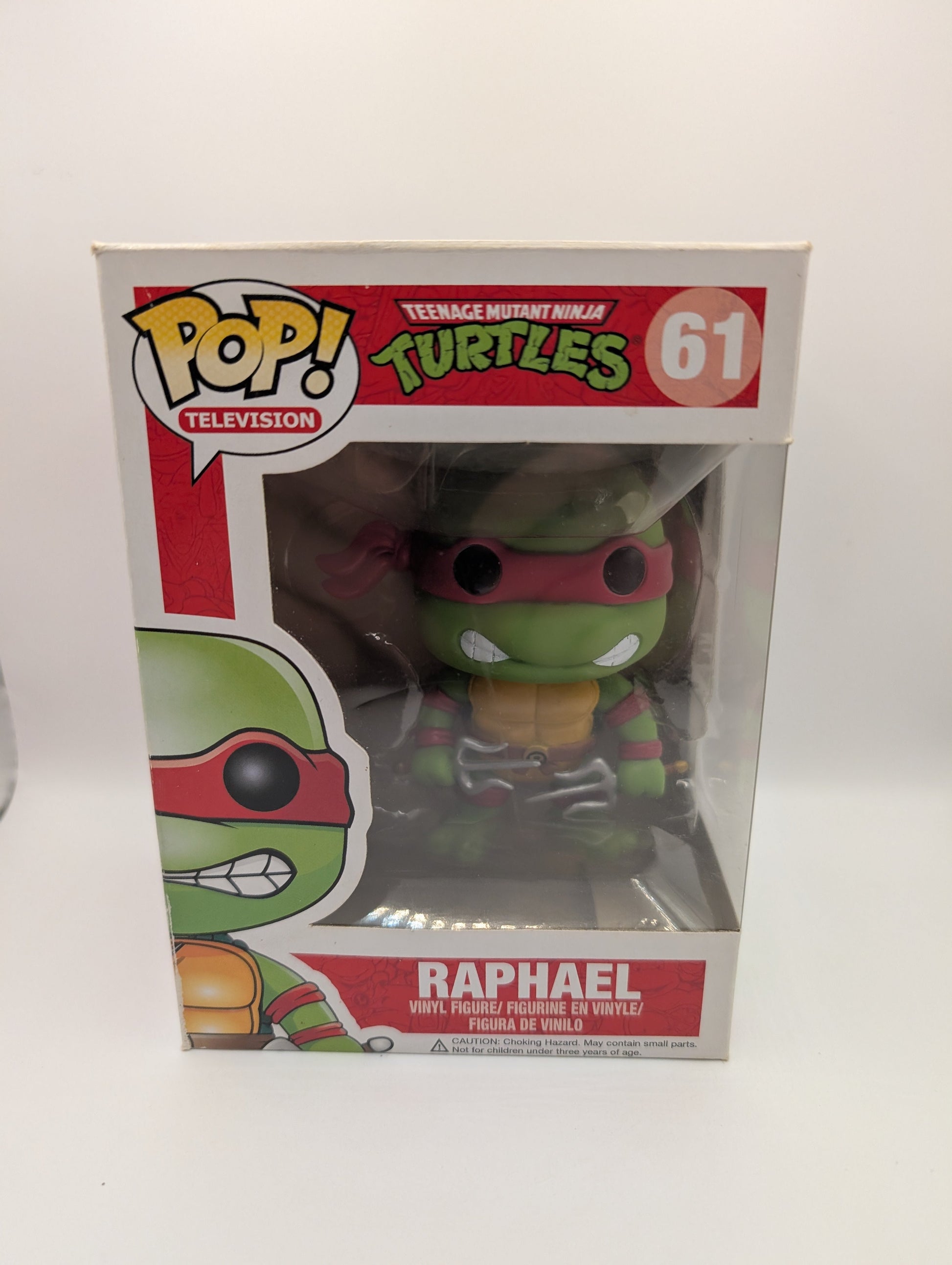 Television Funko Pop Vinyl - Raphael - TMNT - No. 61 FRENLY BRICKS - Open 7 Days