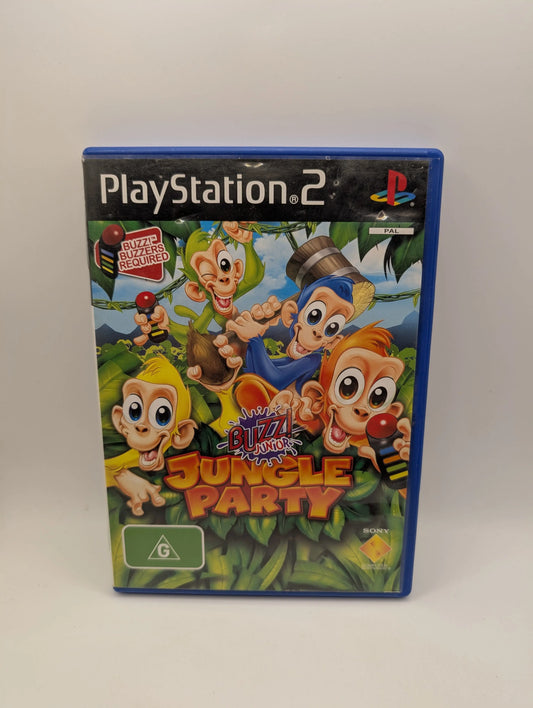 Buzz Junior Jungle Party PS2 PlayStation 2 PAL - Complete With Manual FRENLY BRICKS - Open 7 Days