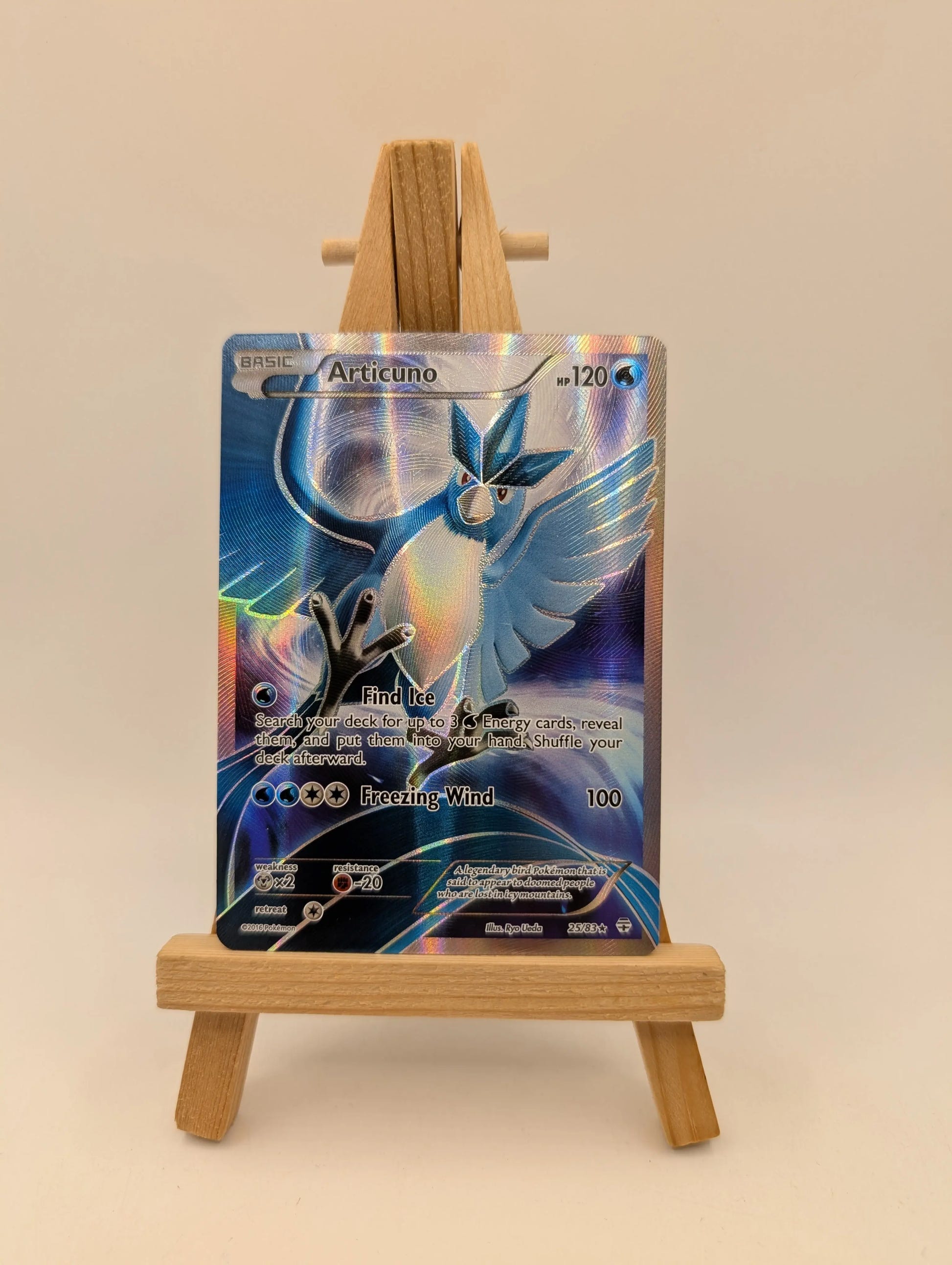 Pokémon TCG Articuno Generations 25/83 Holo Full Art LP FRENLY BRICKS - Open 7 Days image 2