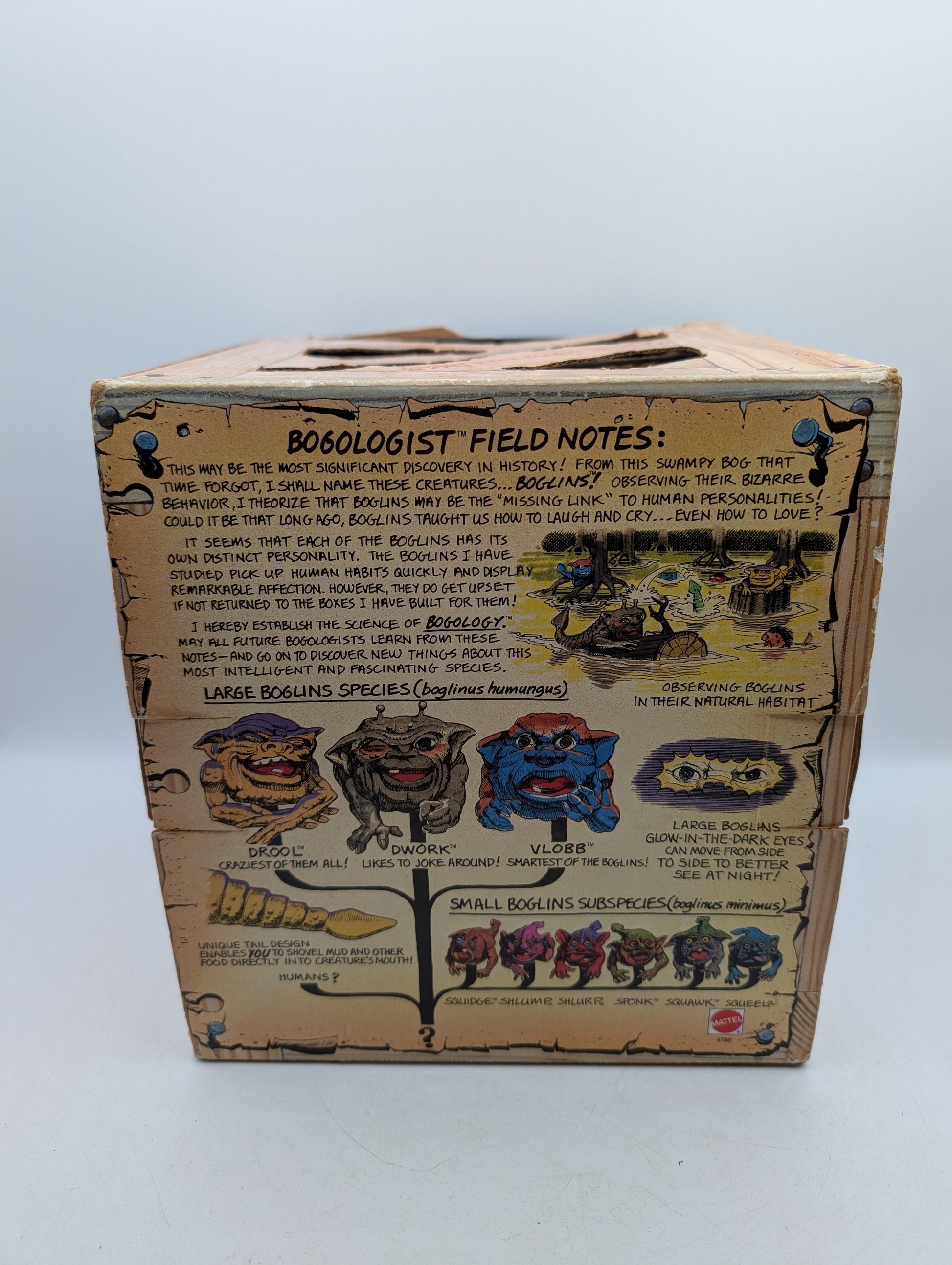 BOGLINS "Vlobb" 1987 MATTEL HAND PUPPET MONSTER FRENLY BRICKS - Open 7 Days