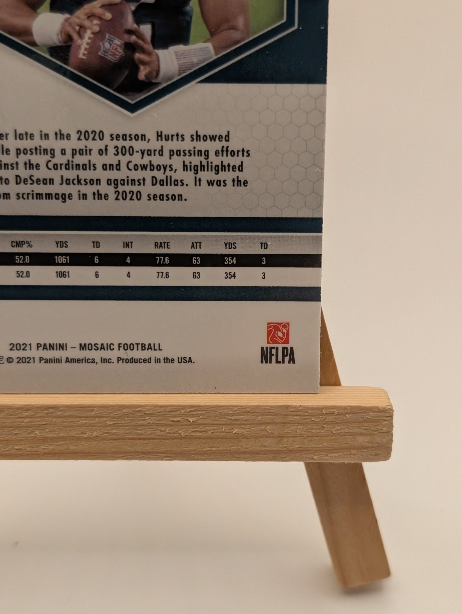 2021 Panini Mosaic NFL Jalen Hurts HONEYCOMB SSP Philadelphia Eagles # 160 FRENLY BRICKS - Open 7 Days