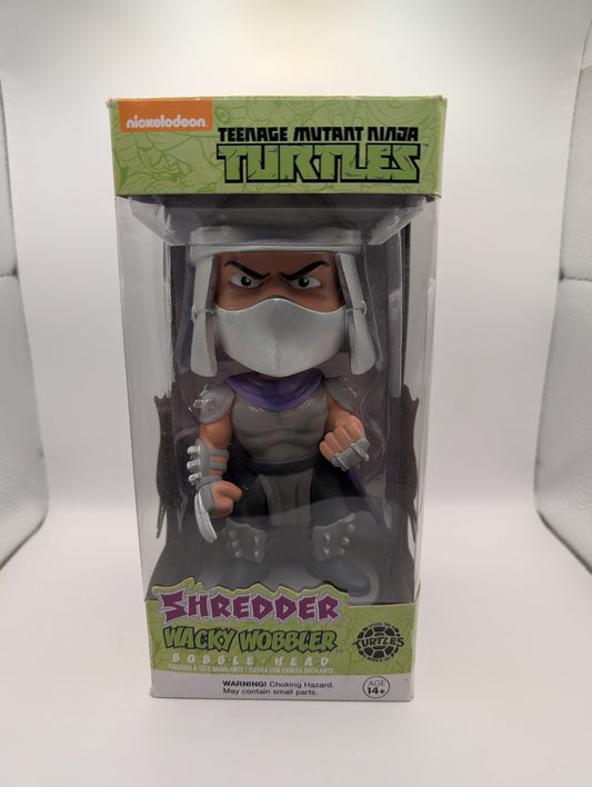 Teenage Mutant Ninja Turtles Shredder Wacky Wobbler RARE 2014 vintage MIB FRENLY BRICKS - Open 7 Days