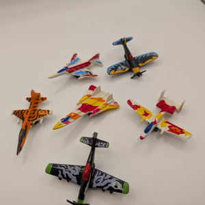 Vintage 1988 Matchbox Ring Raiders Skull Squadron Micro Machine Toy Airplanes LOT FRENLY BRICKS - Open 7 Days