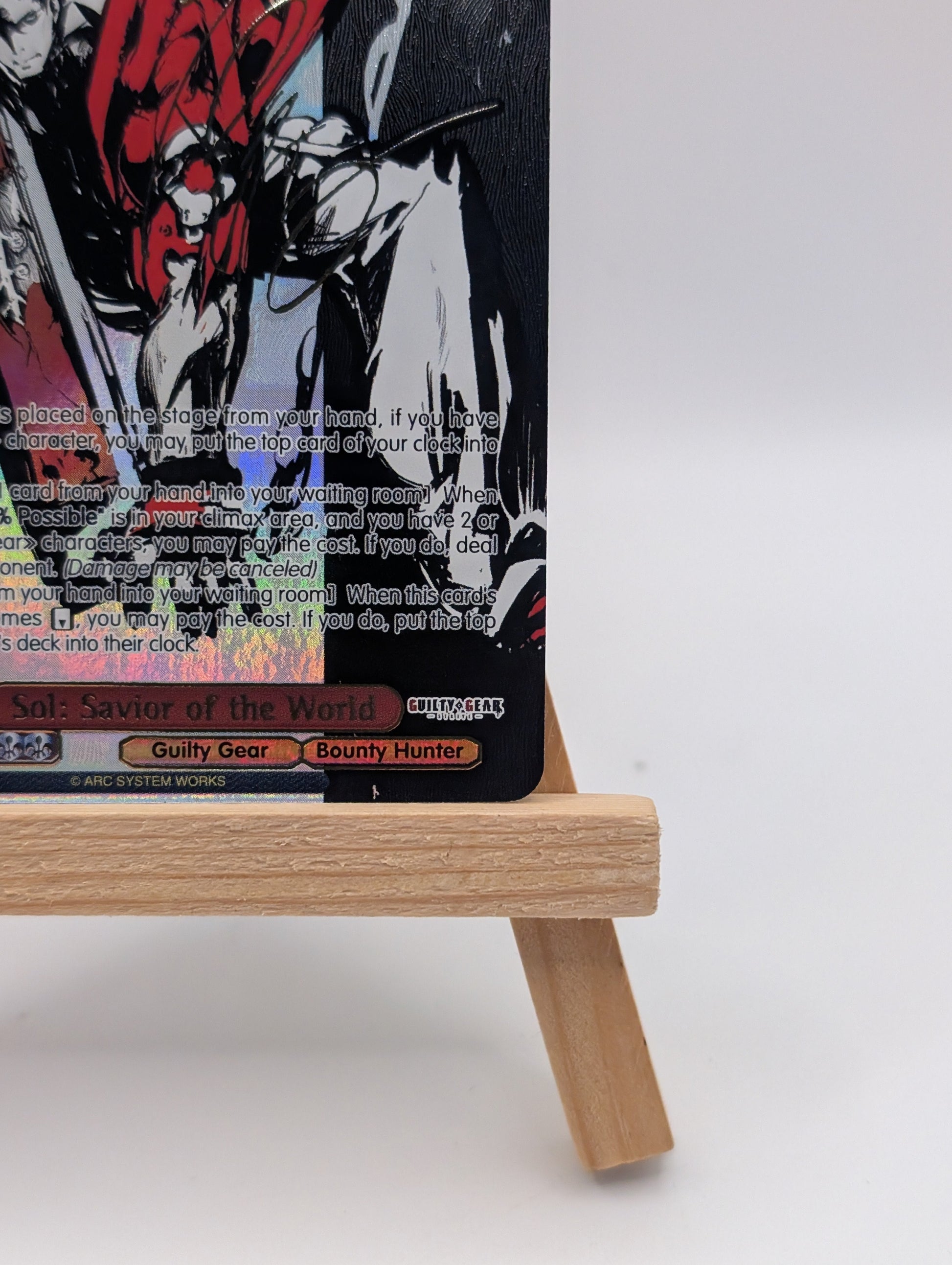 Signed Sol Savior Of The World GGS/SX06-E053 SEC Weiss Schwarz Guilty Gear NM/M FRENLY BRICKS - Open 7 Days