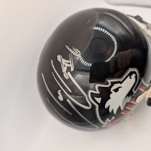 Jordan Lynch Signed Nothern Illinois Huskies Mini Helmet FRENLY BRICKS - Open 7 Days