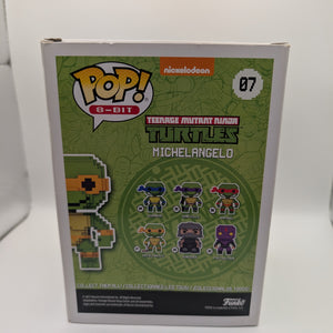 8-Bit Funko Pop - Michelangelo - Teenage Mutant Ninja Turtles - No. 07 - FRENLY BRICKS - Open 7 Days