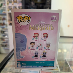FUNKO POP VINYL LITTLE MERMAID ARIEL WITH BAG BLUE TRANSPARENT #563 EXCLUSIVE FRENLY BRICKS - Open 7 Days
