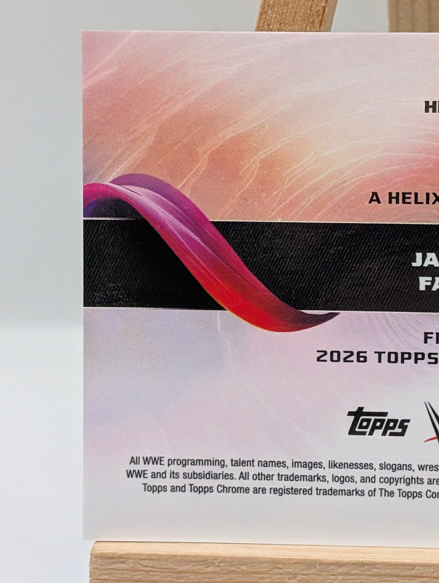 2026 Topps Chrome WWE Wrestling Jacob Fatu Helix SSP #HLX-2 FRENLY BRICKS - Open 7 Days