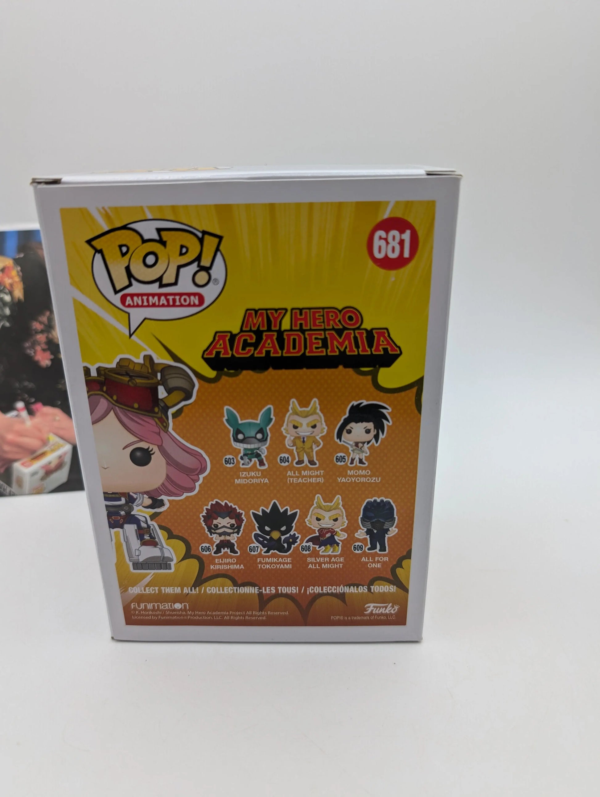Funko Pop! Animation Signed My Hero Academia MEI HATSUME 681 Signed FRENLY BRICKS - Open 7 Days