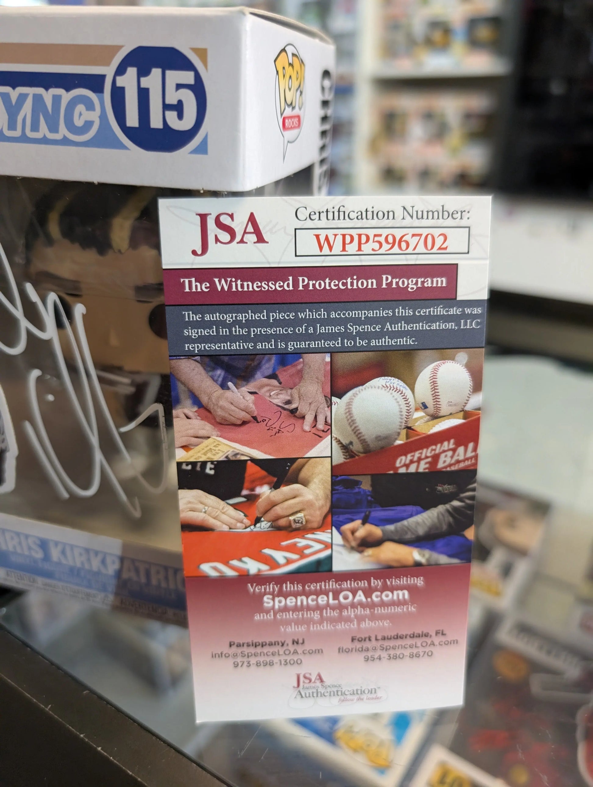 NSYNC - Chris Kirkpatrick #115 Pop! Vinyl Figure Vaulted FRENLY BRICKS - Open 7 Days