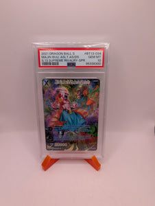 2021 DRAGON BALL S #BT13 - 034 MAJIN BUU, ASLT.AS/DS PSA 10