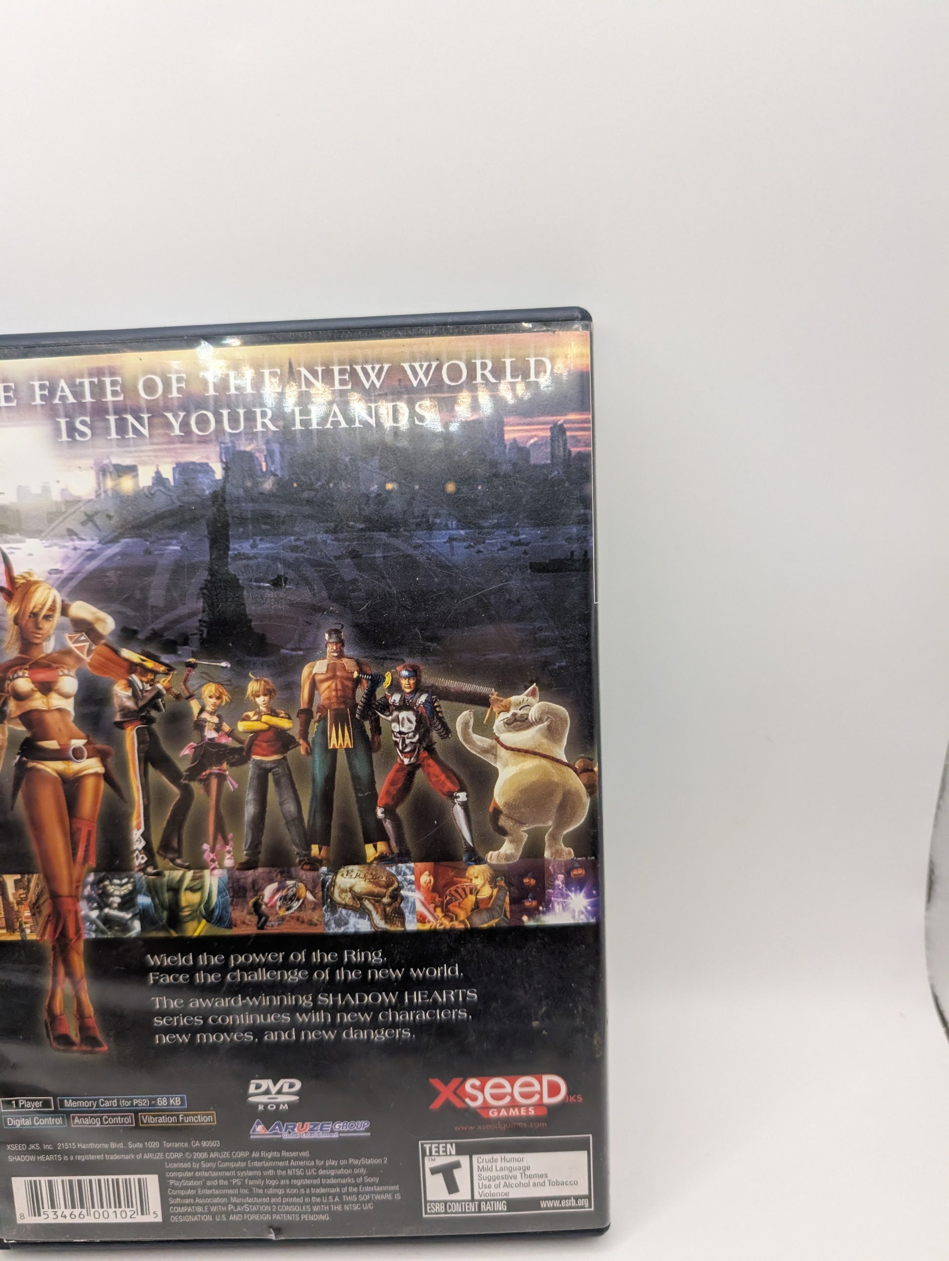 Shadow Hearts: From The New World (Sony PlayStation 2, 2006) No Manual TESTED