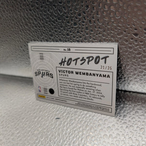 Victor Wembanyama Obsidian Hotspot RC 21/25 FRENLY BRICKS - Open 7 Days