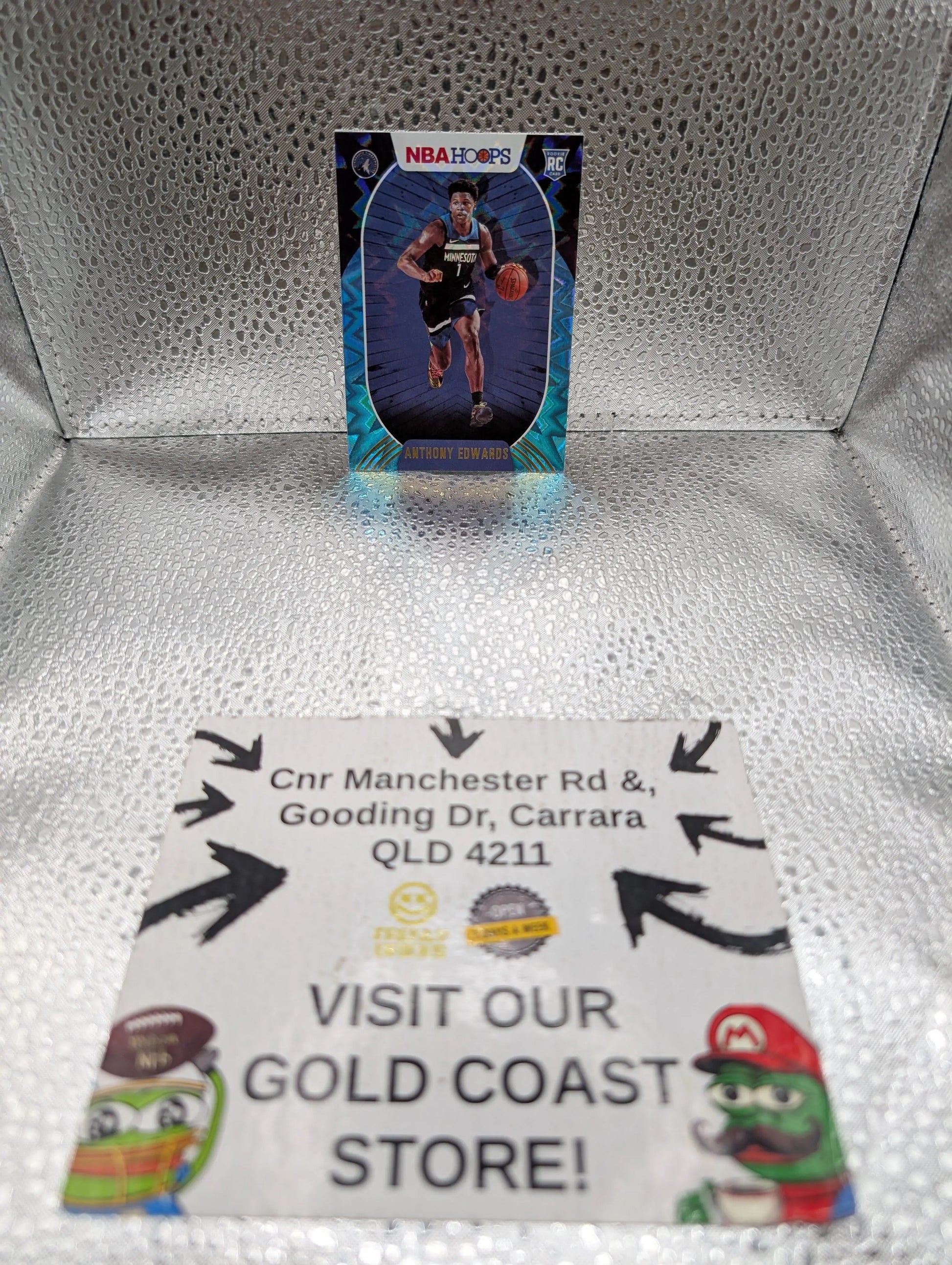 ANTHONY EDWARDS RC 2020-21 Flux Laser Prizm FRENLY BRICKS - Open 7 Days