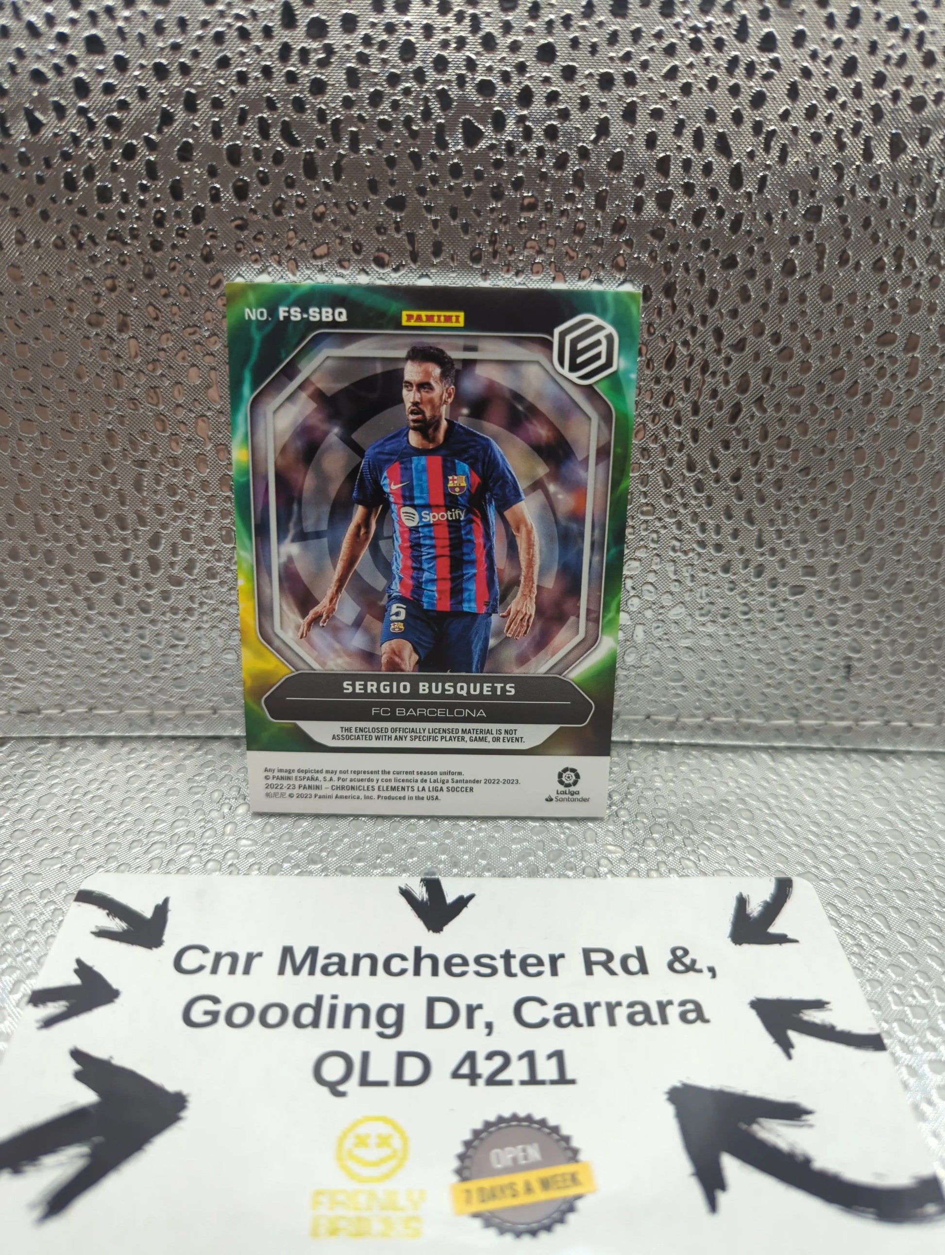 2022-23 Panini Fusion Sergio Busquets Barcelona Dual Patch /49 FRENLY BRICKS - Open 7 Days