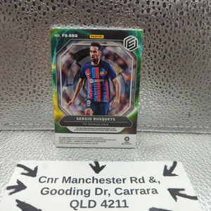 2022-23 Panini Fusion Sergio Busquets Barcelona Dual Patch /49 FRENLY BRICKS - Open 7 Days