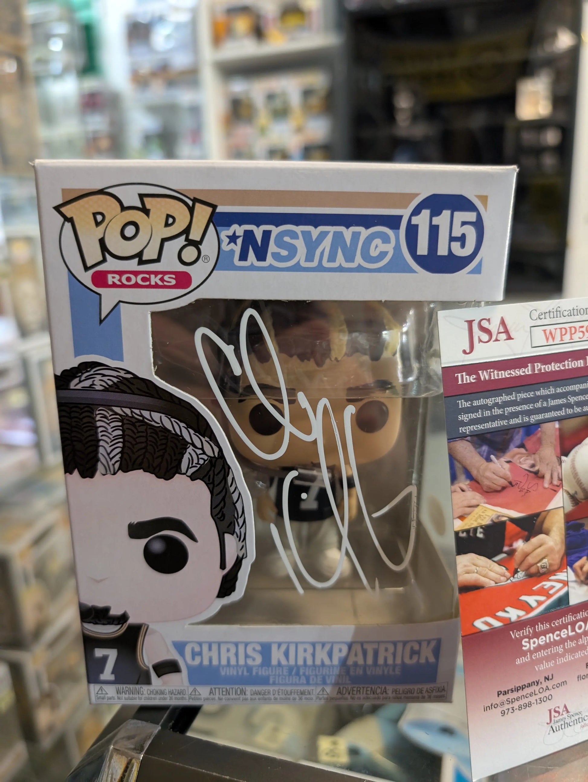 NSYNC - Chris Kirkpatrick #115 Pop! Vinyl Figure Vaulted FRENLY BRICKS - Open 7 Days