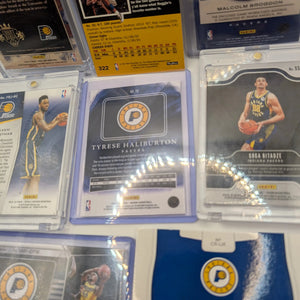 Indiana Pacers NBA Basketball Card Lot, Rookies, Patch, Auto, Tyrese Haliburton FRENLY BRICKS - Open 7 Days