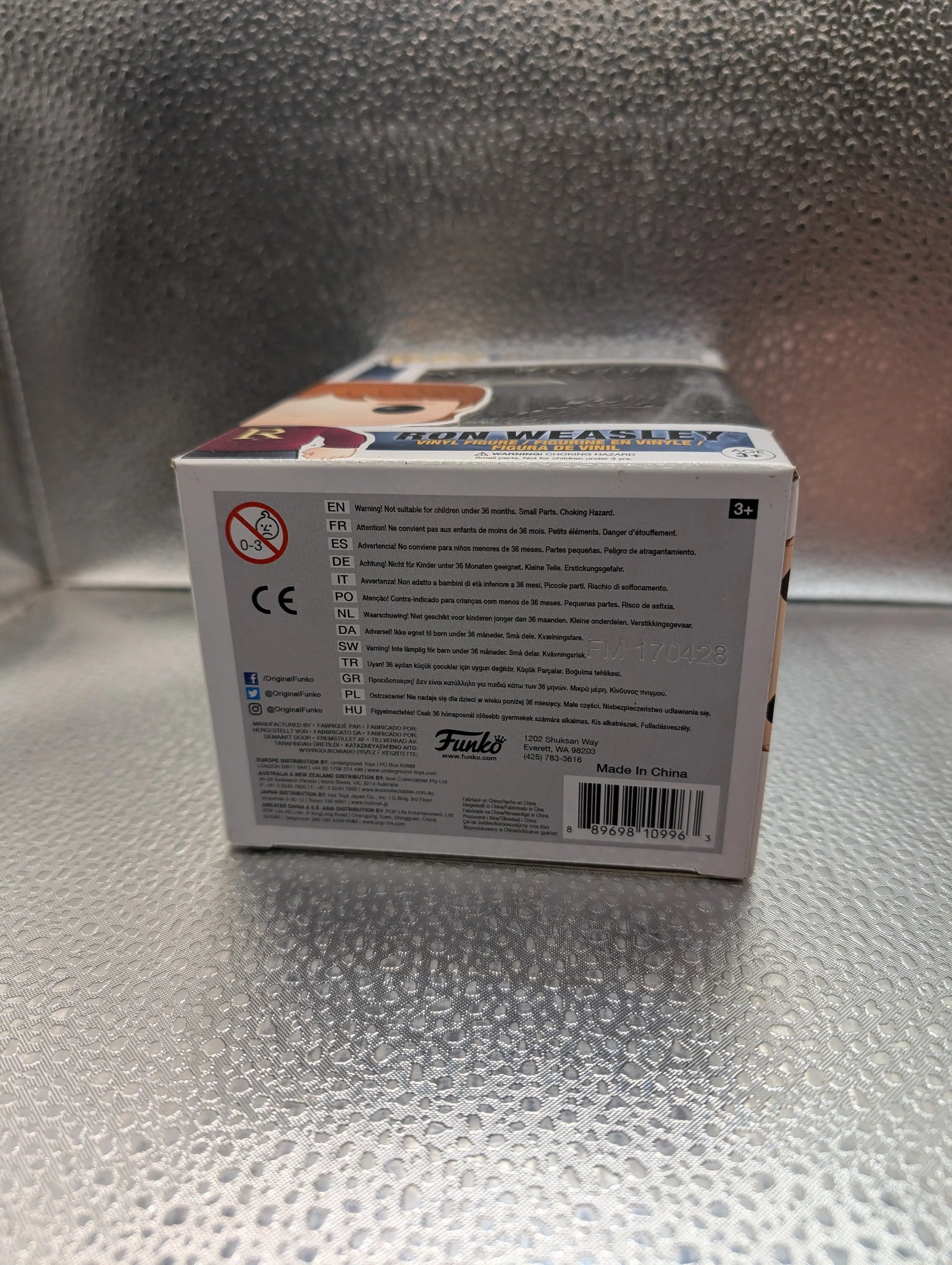 FUNKO Pop Vinyl Ron Weasley Harry Potter #28 FRENLY BRICKS - Open 7 Days