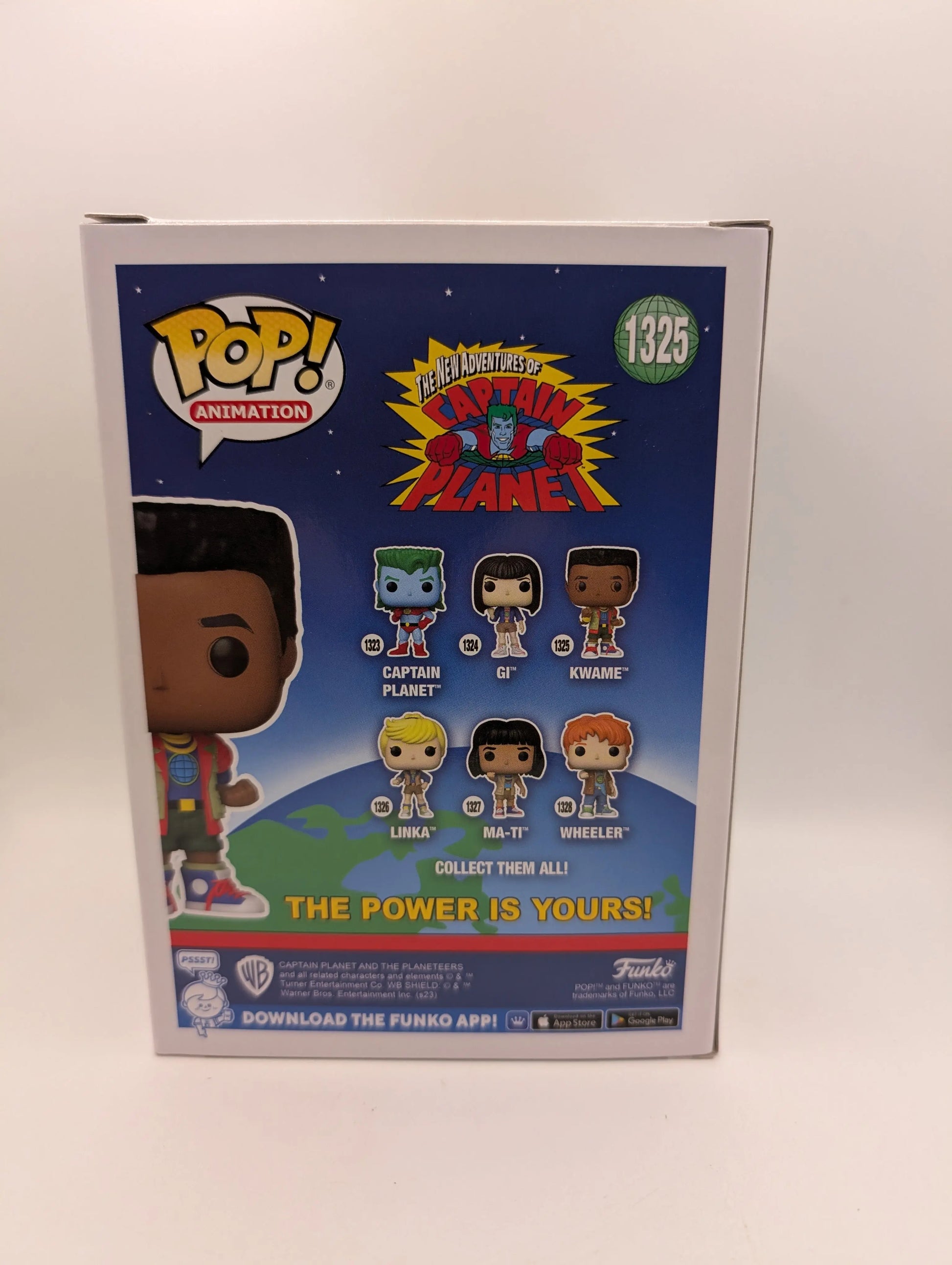 Funko Pop Vinyl Figure - Captain Planet - Kwame # 1325 FRENLY BRICKS - Open 7 Days