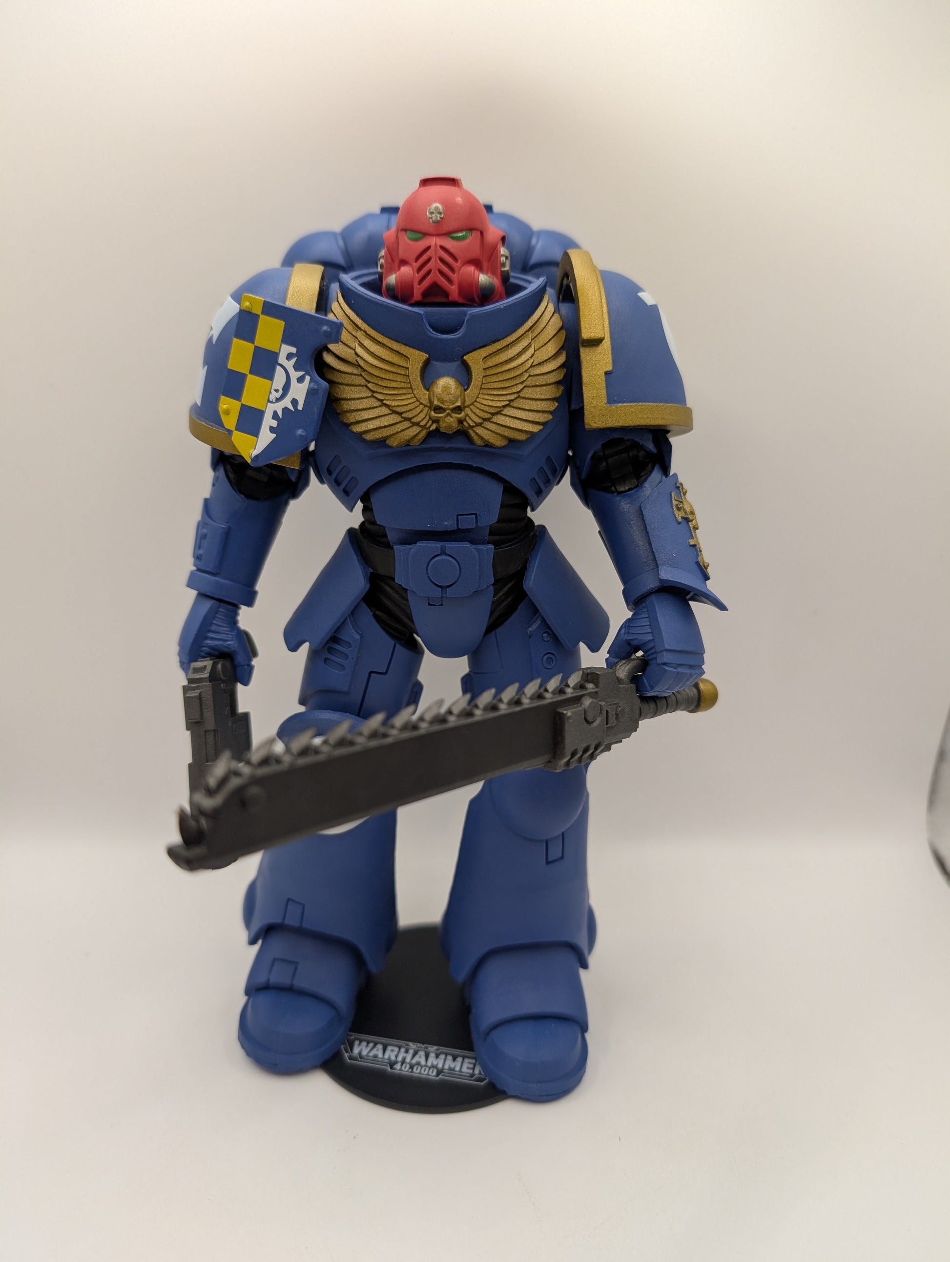 McFarlane Toys Warhammer 40,000 Ultramarines Primaris Assault Intercessor 7 Inch FRENLY BRICKS - Open 7 Days