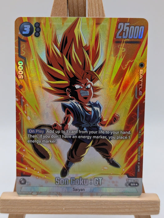 Son Goku: GT FB03-111 SR (Alt Art) Raging Roar DBS: Fusion World TCG Card FRENLY BRICKS - Open 7 Days