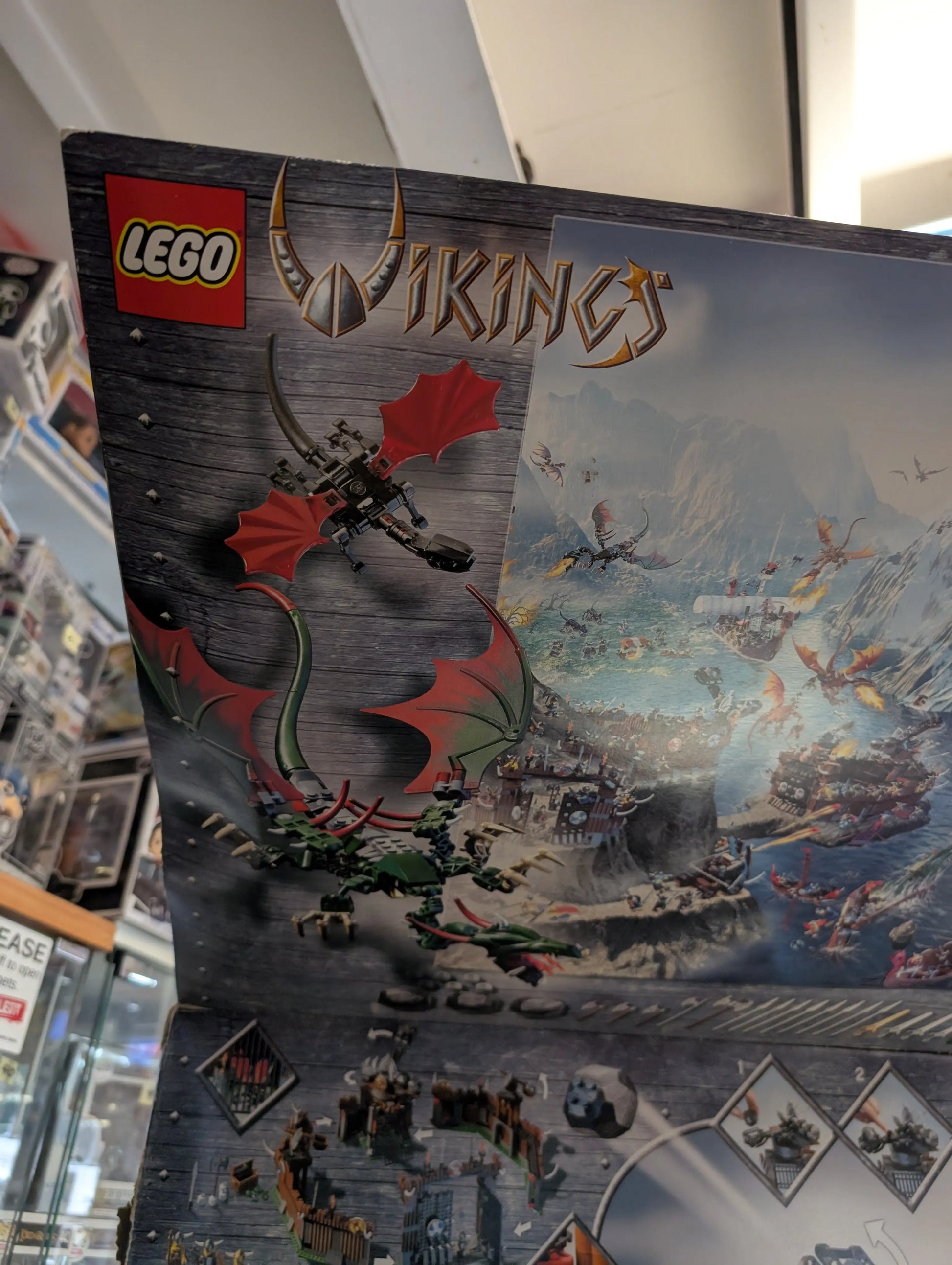 LEGO Vikings: Viking Fortress Against the Fafnir Dragon (7019) FRENLY BRICKS - Open 7 Days