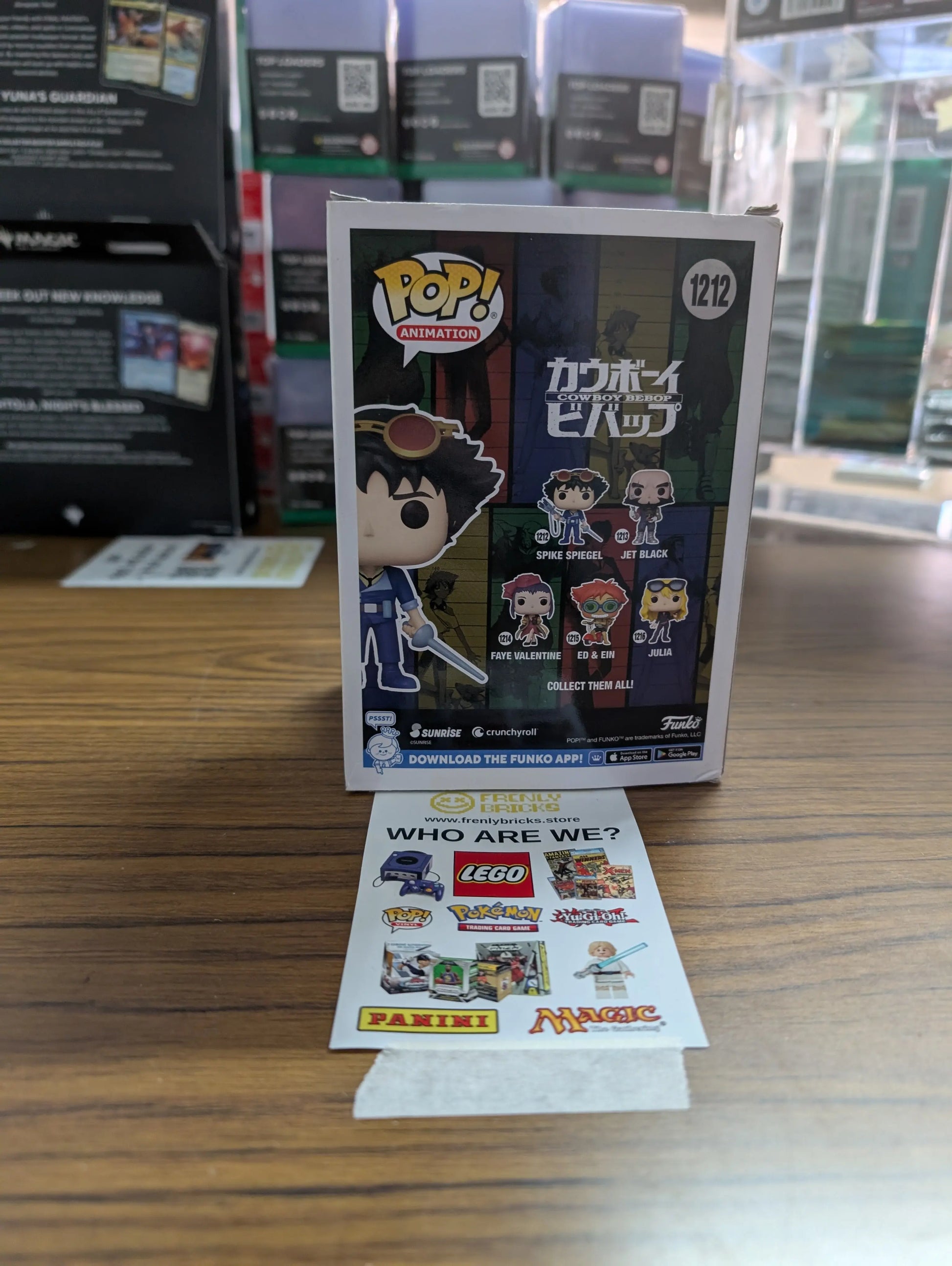 FUNKO Pop Vinyl Spike Spiegel #1212 FRENLY BRICKS - Open 7 Days