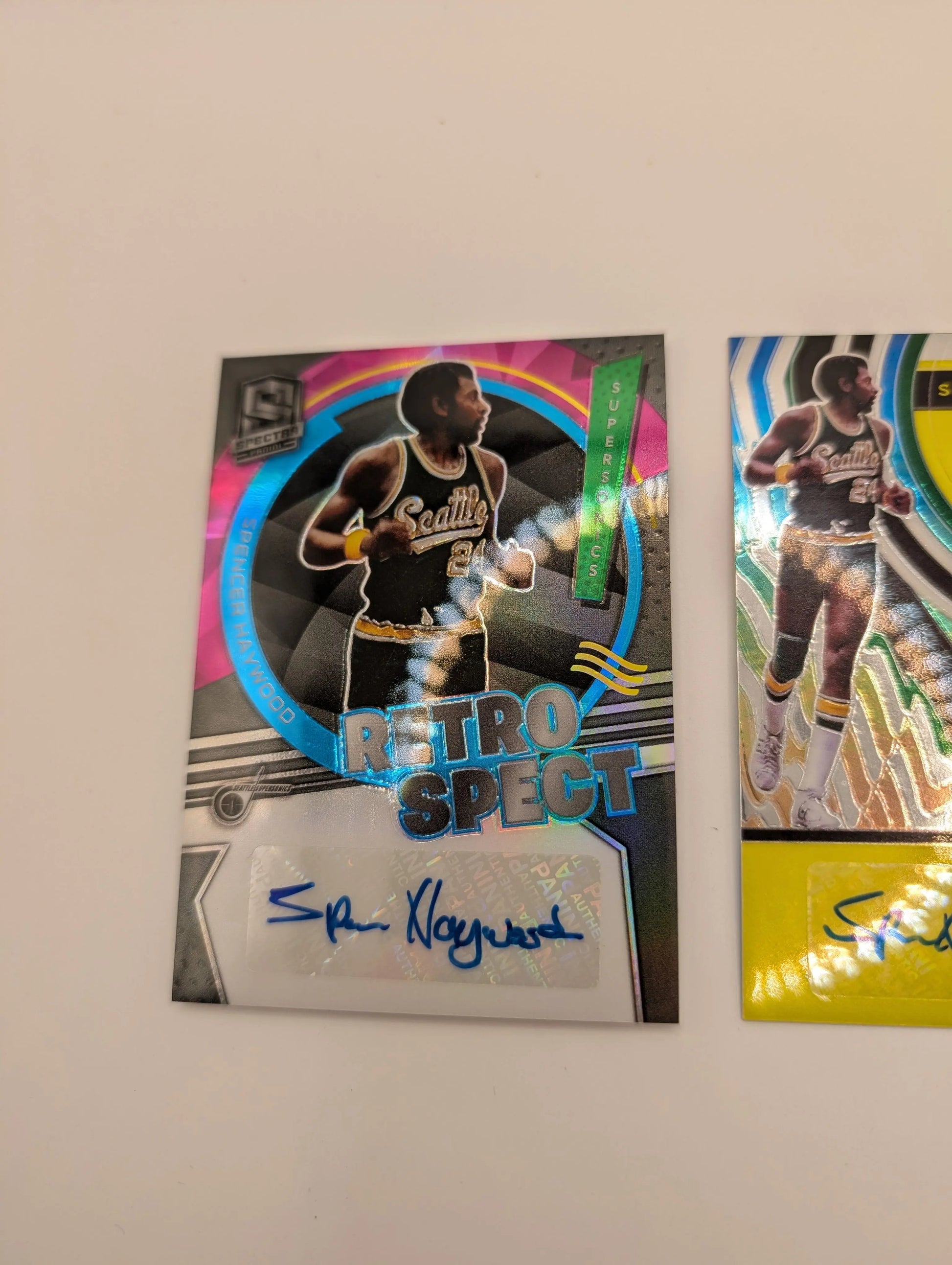 2021-22 Panini Spectra SPENCER HAYWOOD + Flux Auto Bundle Lot NBA Basketball FRENLY BRICKS - Open 7 Days
