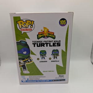 Funko Pop! Power Rangers Ninja Turtles Donatello #105 - #090 FRENLY BRICKS - Open 7 Days