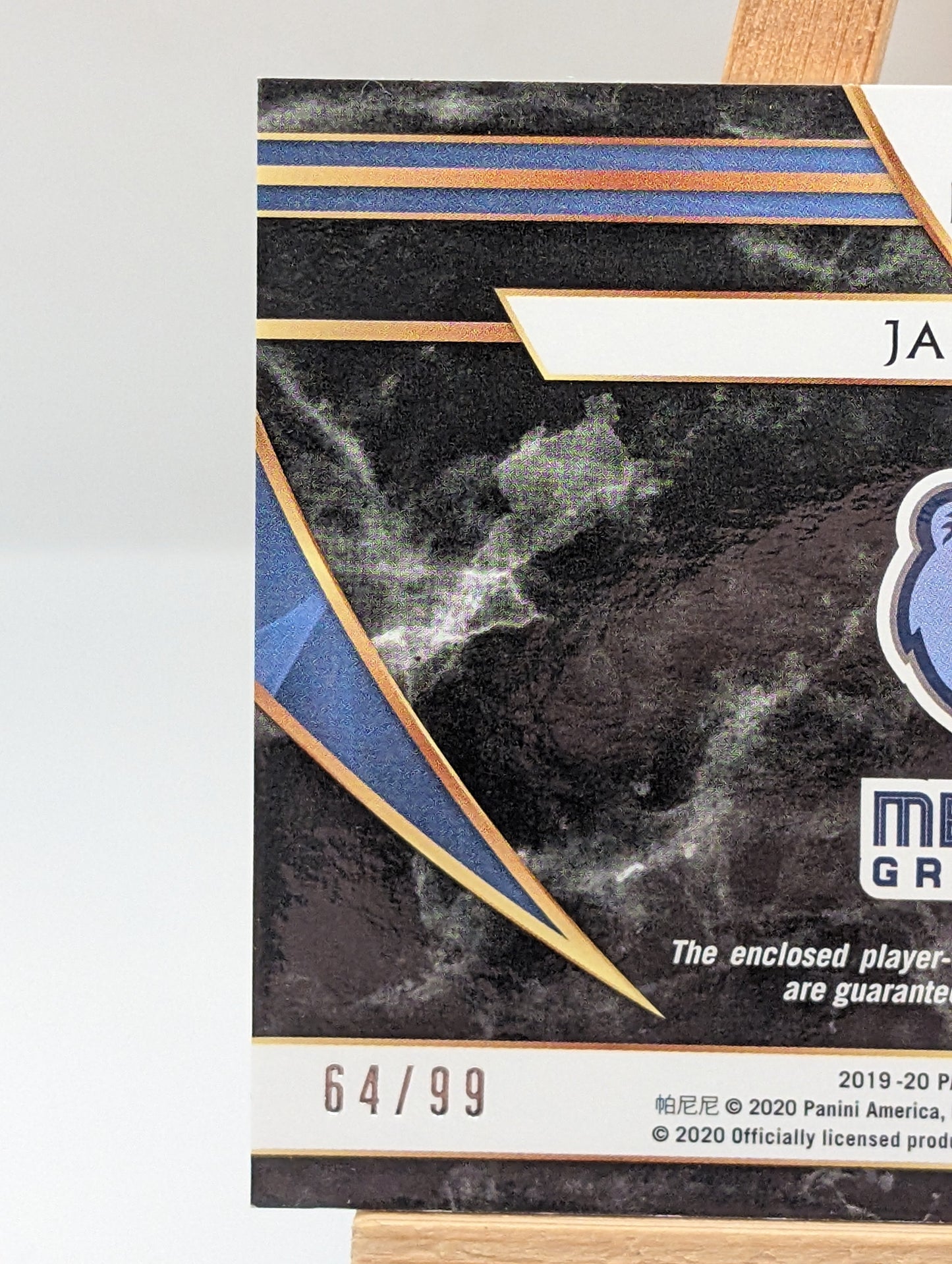 Ja Morant 2019-20 Panini Select Purple Rookie Jersey Auto Card #RJA-JMT /99 FRENLY BRICKS - Open 7 Days