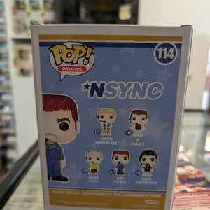 VAULTED Funko Pop! Rocks *NSYNC JOEY FATONE #114 FRENLY BRICKS - Open 7 Days
