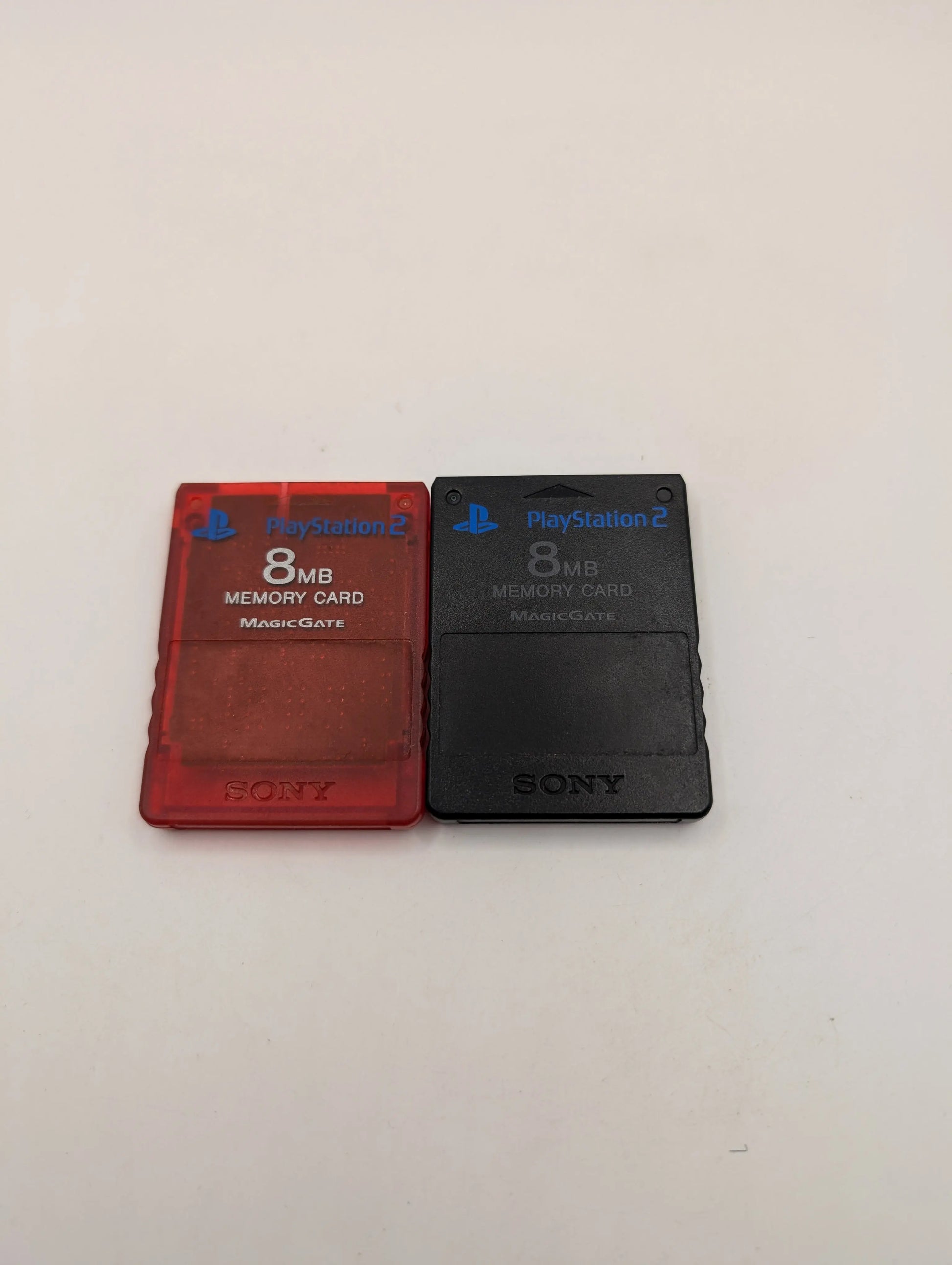 Sony Magic Gate PS2 Memory Card PlayStation 2 8MB SCPH 10020 Clear Red + Black FRENLY BRICKS - Open 7 Days