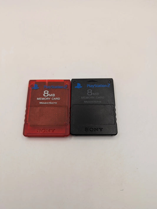 Sony Magic Gate PS2 Memory Card PlayStation 2 8MB SCPH 10020 Clear Red + Black FRENLY BRICKS - Open 7 Days