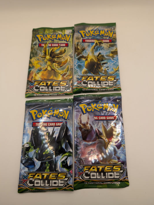 Fates Collide Complete 4 Pack Art Set - Sealed - With Pack Sleeves FRENLY BRICKS - Open 7 Days