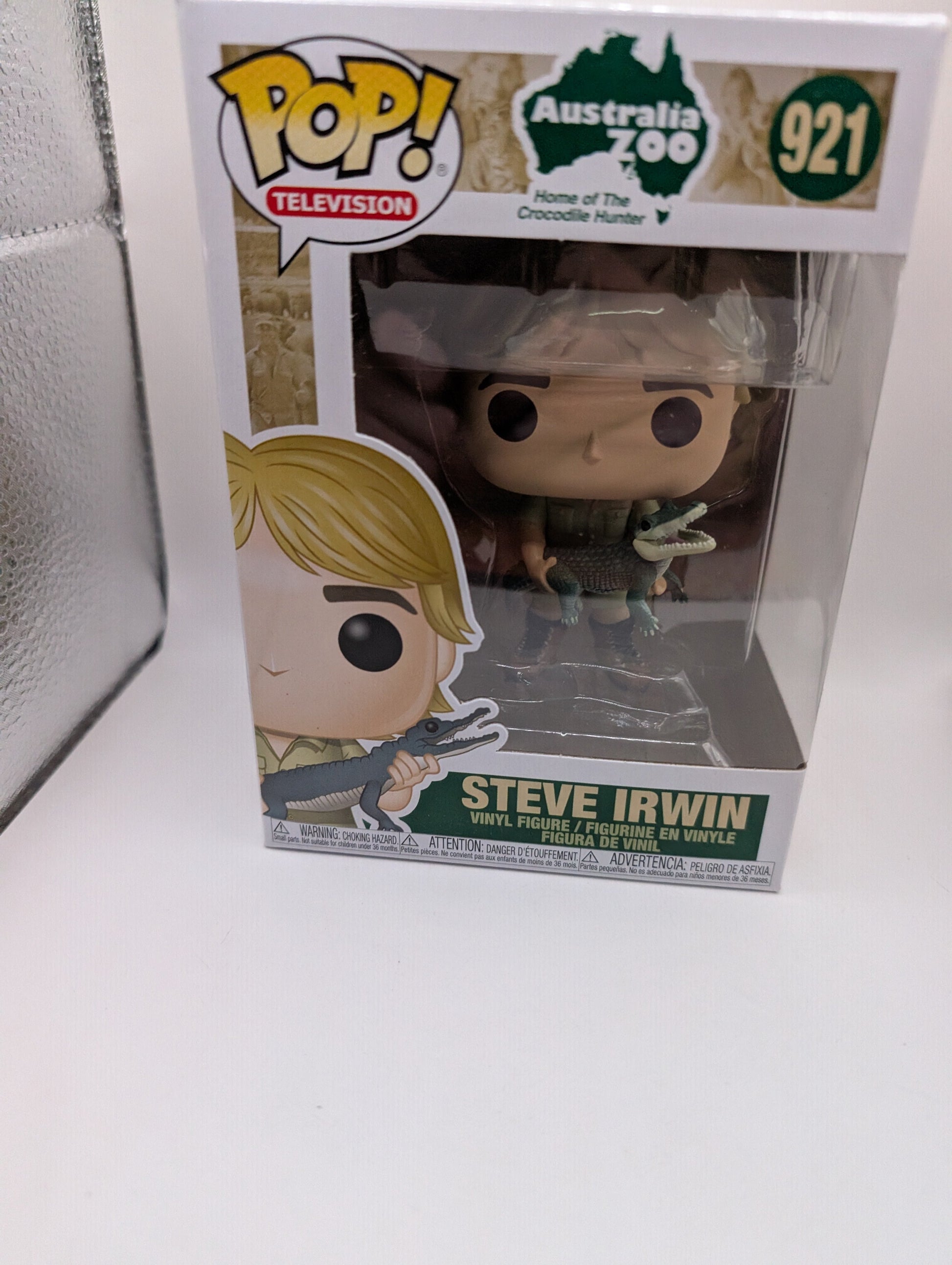 The Crocodile Hunter - Steve Irwin Pop! Vinyl Figure #921 FRENLY BRICKS - Open 7 Days