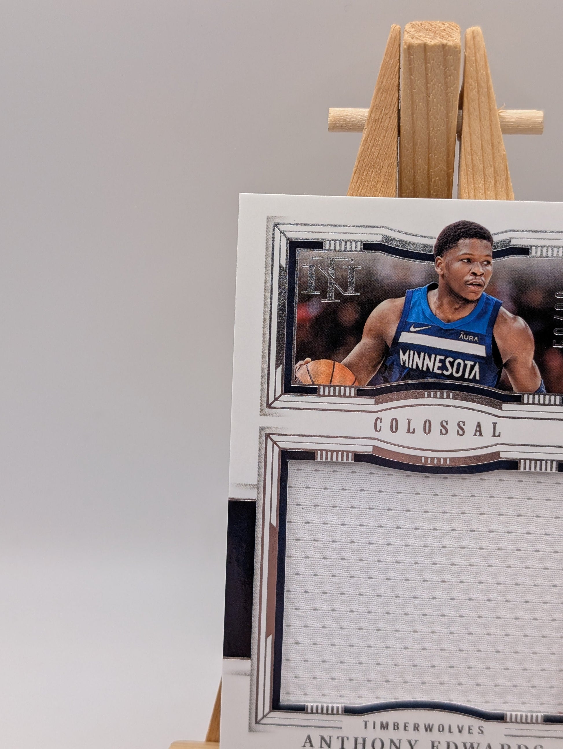 2023-24 Panini National Treasures Colossal Anthony Edward’s Game Worn Patch /99 FRENLY BRICKS - Open 7 Days