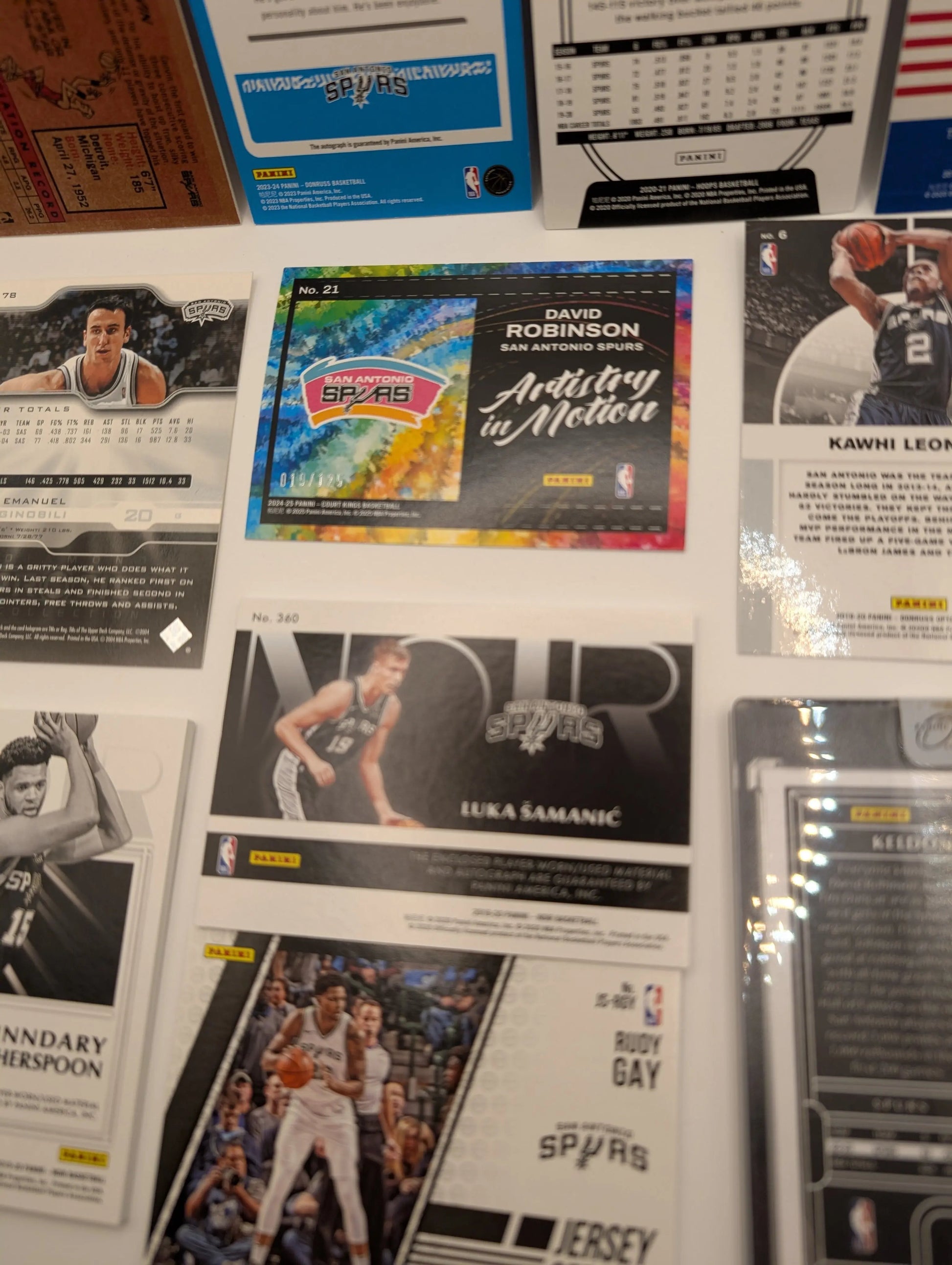 San Antonio Spurs NBA Basketball Card Lot, Rookies, Patch, Auto, George Gervin FRENLY BRICKS - Open 7 Days