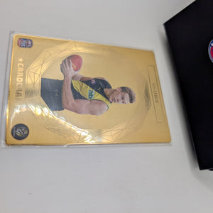 Cardcraft 24k Gold Card Craft 2025 Teamcoach AFL Footy Card Tom Lynch