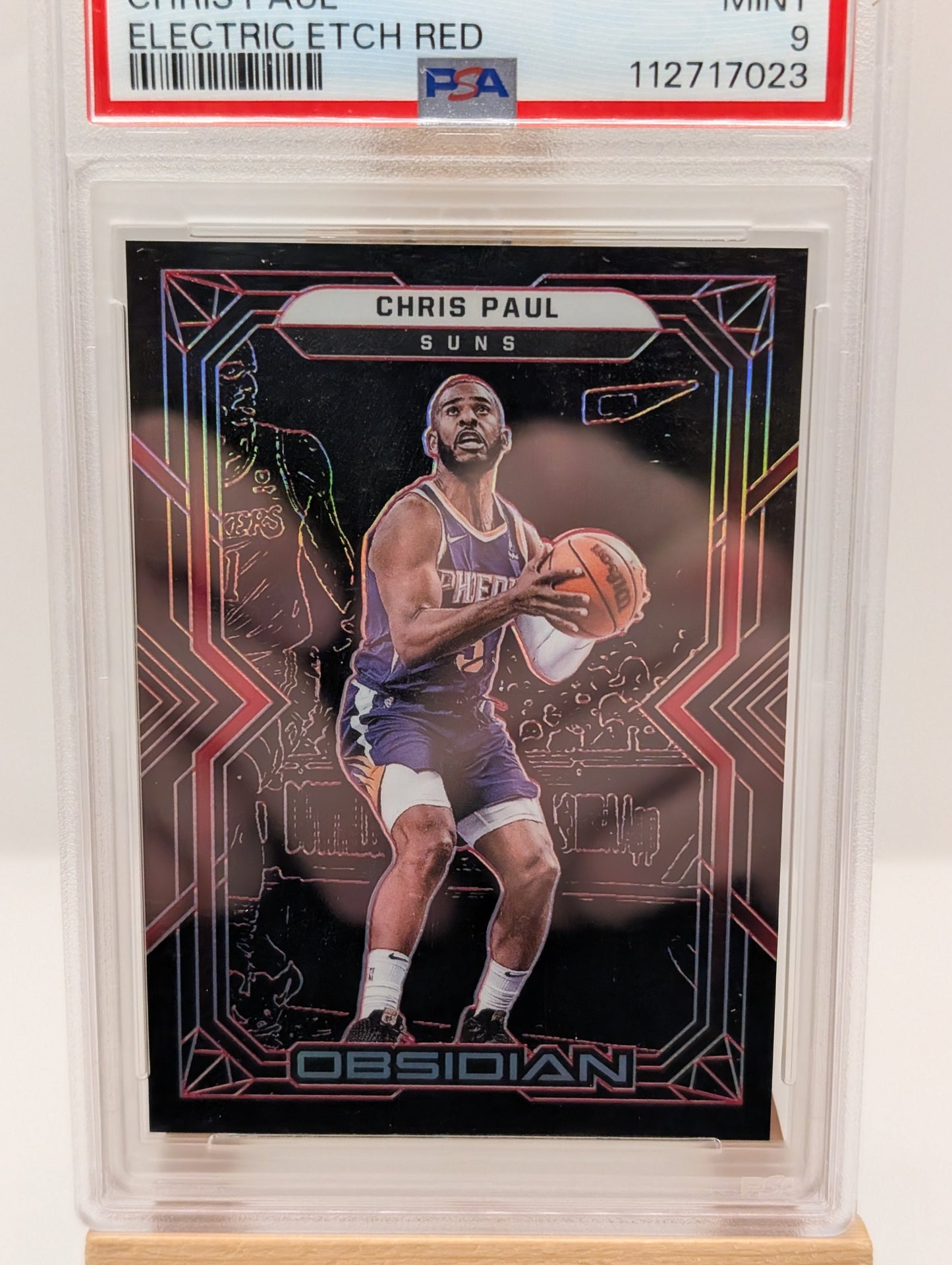 Chris Paul 2021-2022 Obsidian #120 Numbered /5 PSA 9 FRENLY BRICKS - Open 7 Days