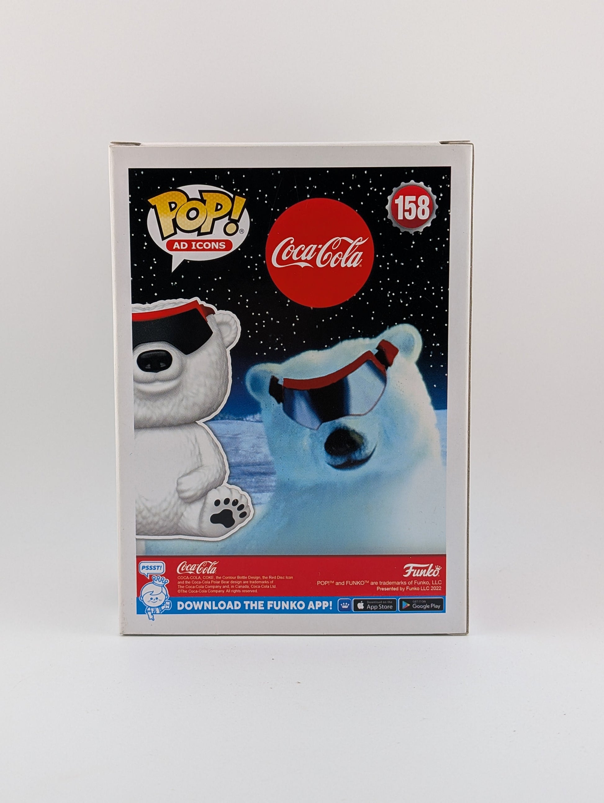 Funko POP! Tv Icons Coca-Cola #158 90s Coca-Cola Polar Bear Vinyl Collectable Rare FRENLY BRICKS - Open 7 Days
