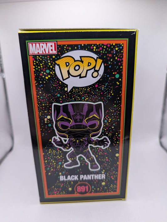 Funko Pop - Marvel Black Panther Black Light #891 Exclusive BlackLight FRENLY BRICKS - Open 7 Days