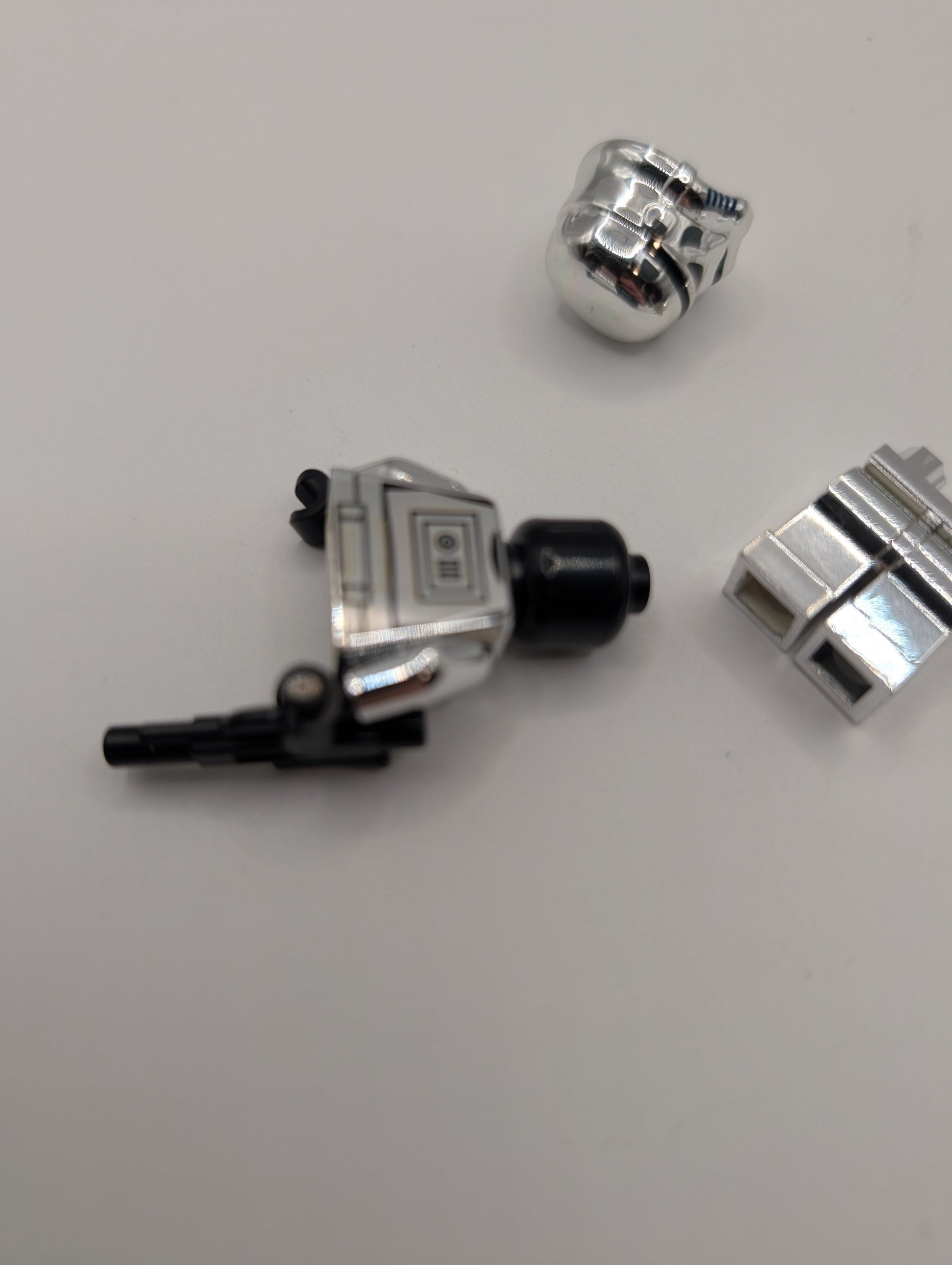 2009 LEGO Star Wars Stormtrooper Chrome Silver sw0097 Minifigure (Excellent) FRENLY BRICKS - Open 7 Days