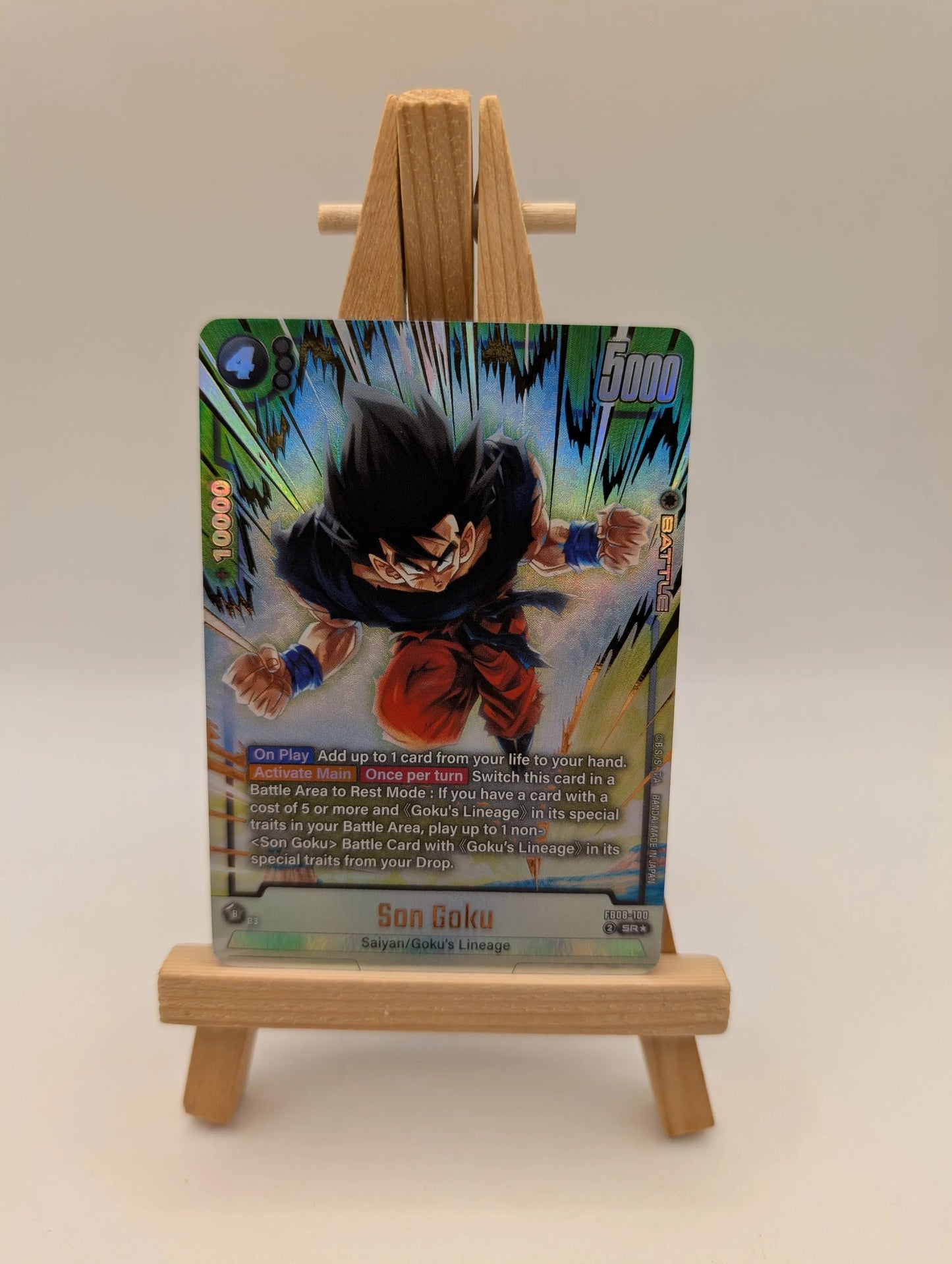 Son Goku - FB08-100 (Alternate Art) - Saiyan's Pride Dragon Ball Fusion World FRENLY BRICKS - Open 7 Days